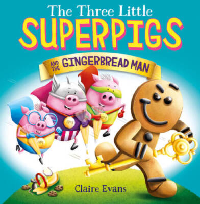 The Three Little Superpigs and the Gingerbread Man - Paperback - VERY GOOD