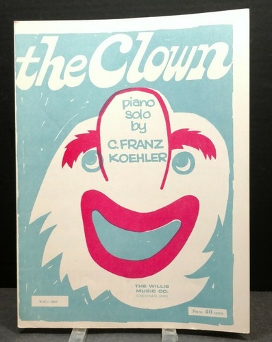 The Clown Piano Solo Level 2 Beginner Sheet Music F3A