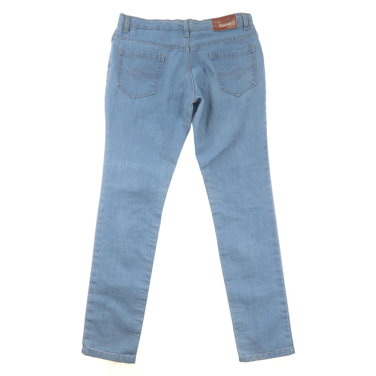 Xiango Skinny Blue Jeans Womens 33 Light Blue | eBay