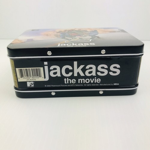 2002 Jackass The Movie Lunchbox MTV NECA Film Originale 7,5 X 5,5 POSTERIORE - Foto 8 di 11