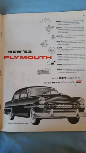 Colliers March 21, 1953, STUDEBAKER/DODGE/PLYMOUTH/TEXAS COMPANY ADS - 第 8/8 張圖片