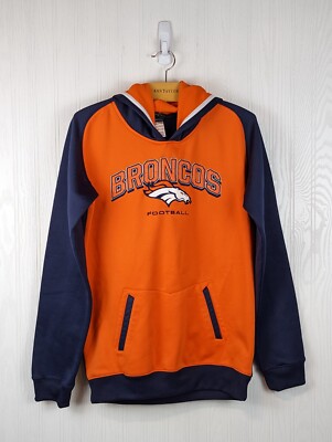 NFL Team Football Youth Hoodie Denver Broncos Orange
