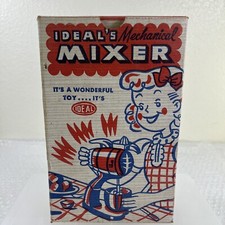 1950  s Vintage IDEAL'S MECHANICAL MIXER TOY For Parts 
