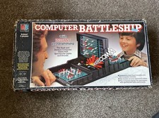 Vintage MB Computer Battleships Around 1983 Boxed with Instructions Incomplete