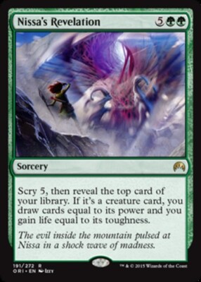 x1 Nissa's Revelation R MTG Magic Origins M/NM, English