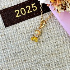 Snow White Inspired Necklace Dainty Gold Jewelry, Fairy Tale Charm, Princess