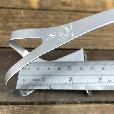 Vintage Campagnolo Record Toe Clip Set Brev Inter Alloy Wing
