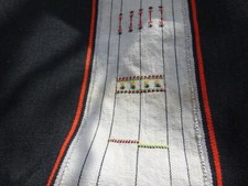 Naga Burmese Indigo Shawl Vintage mid 20th c Woven Silk/Cotton Textile Vintage