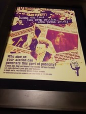 John Lydon Rotten Day Rare Original Radio Show Promo Poster Ad Framed! #5