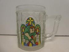WALT DISNEY QUASIMODO HUNCHBACK OF NOTRE DAME PICTURE COLLECTORS GLASS MUG