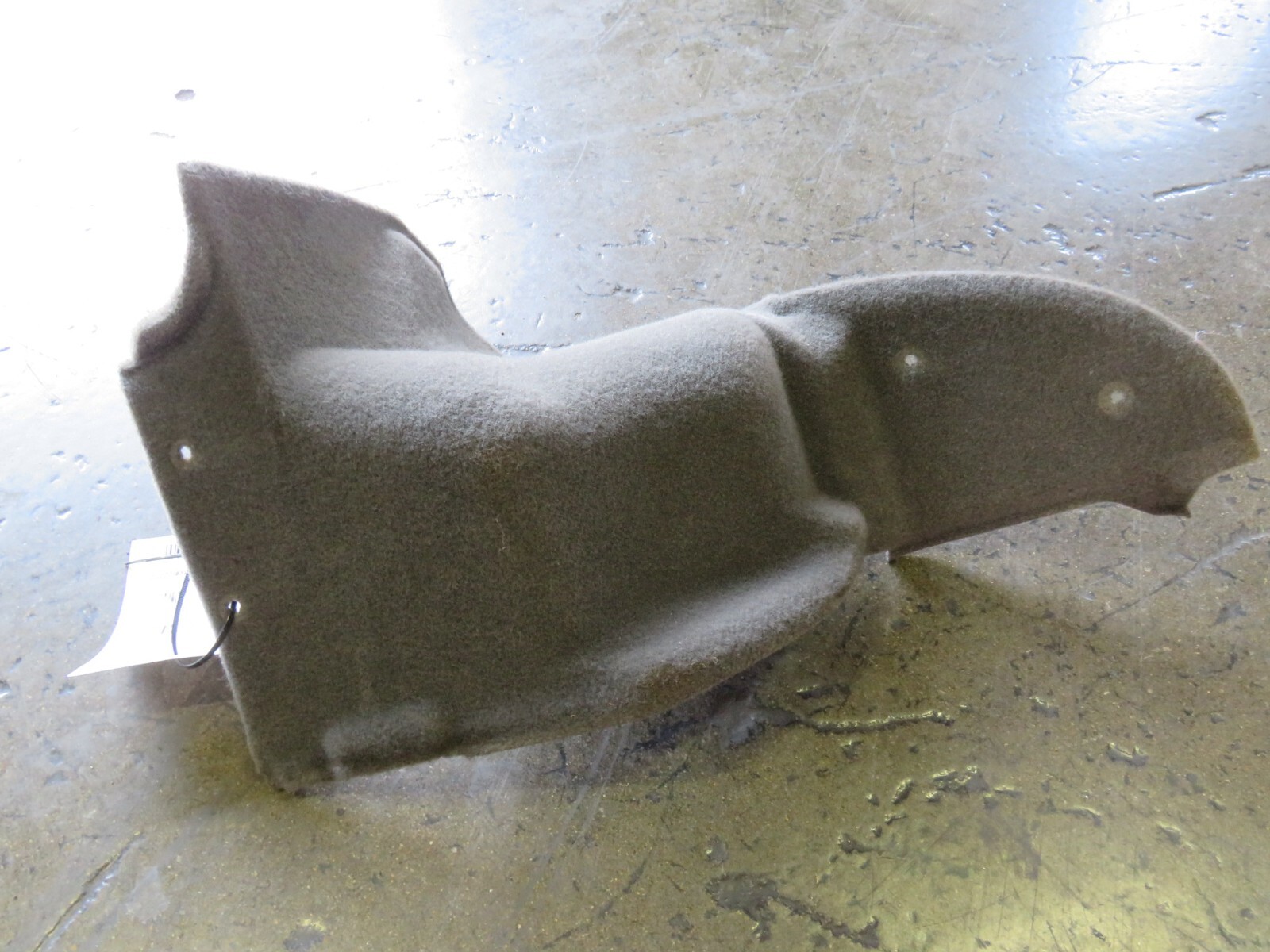 Ferrari California, RH, Forward Trunk Carpet, Smoke Dmg, Used, P/N 82852100