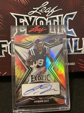 2022 LEAF EXOTIC JERRION EALY ARC ROOKIE PARROT PRIZM AUTO SSP# 6/7 KC CHIEFS