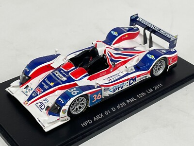 1/43 Spark HPD ARX 01 D car #36 RML12th Place 2011 24 H of Le Mans  S2534 TN253