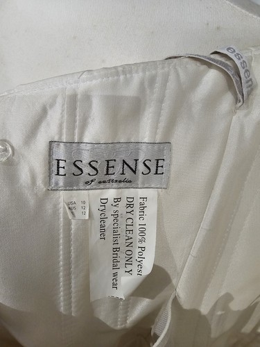 SALE!!! essense of australia wedding dress size 12 - Picture 2 of 13