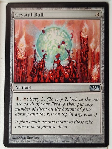 Crystal Ball - Magic 2011 Core Set M11 - Magic the Gathering MTG Nice!
