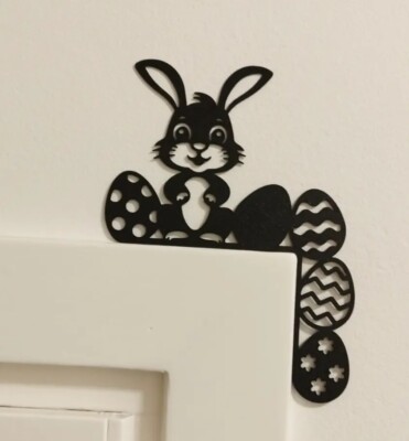 Osterhase Türrahmen Frohe Ostern Fenster Deko Easter Bunny Dekoration Geschenk