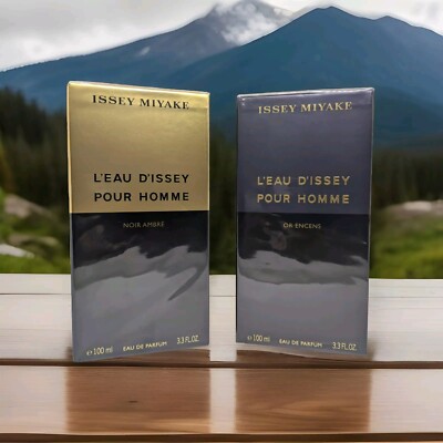 Issey Miyake L'Eau D'Issey Noir Ambre Or Encens 100mL Bundle - Main Image