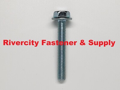 (25) M6-1.0x40 Flange Bolts 6mm x 40mm J.I.S Small Head Screws M6x1.0 x 40