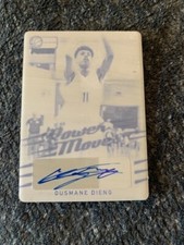 Ousmane Dieng 2021/22 Pro Set Rookie Auto Power Moves SP RC Printing Plate 1/1