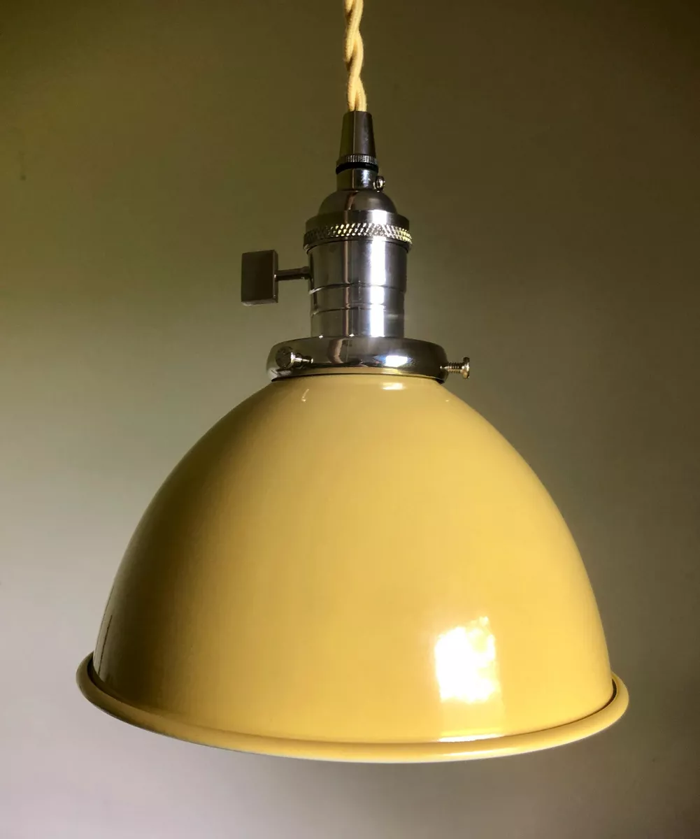 Yellow metal light shade deals
