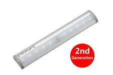 Cabinet Motion Sensing 10 LED Night Light Closet Portable Magnetic Bar - Kuled