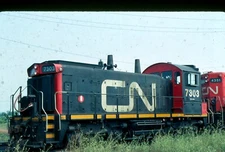CNR 7303 SW-1200RM, Belleville, ON, 08/80; Kodachrome Original