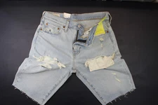 Levi's Levis Mens BLUE 511 slim fit 11" cut-off denim jeans shorts size 30 32 34