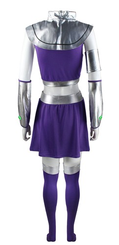 Teen Titans Starfire Cosplay Kostüm Kleid Outfits Halloween Karneval Anzüge Teenager - Bild 3 von 12