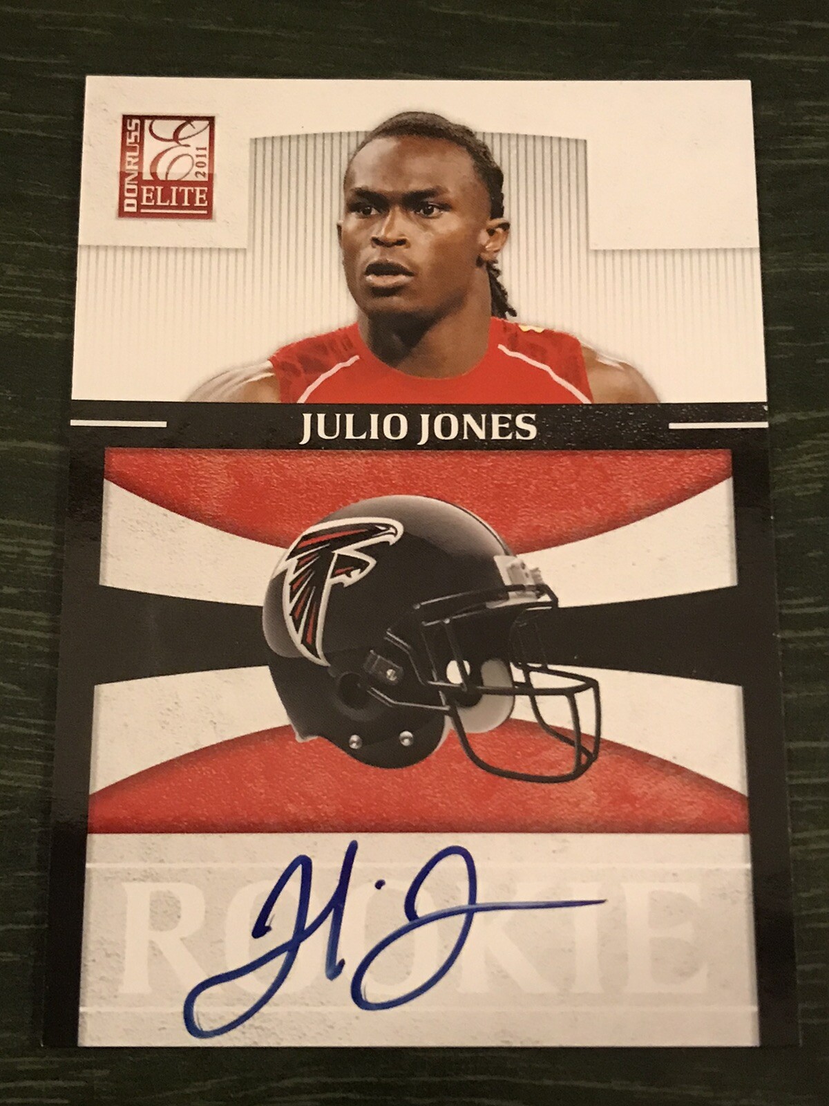 Julio Jones Donruss Elite NFL Shield #6 Autograph