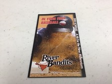 2000 Quad City River Bandits Minor League Baseball Pocket Schedule