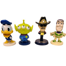 Mini Bobble Heads Lot of 4 plus one new STILL SEALED