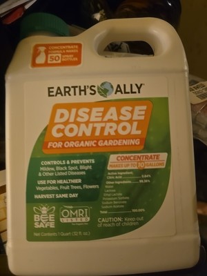 Hydroponic Earths Ally Disease Control Organic 1 Quart Bee & Canna Safe