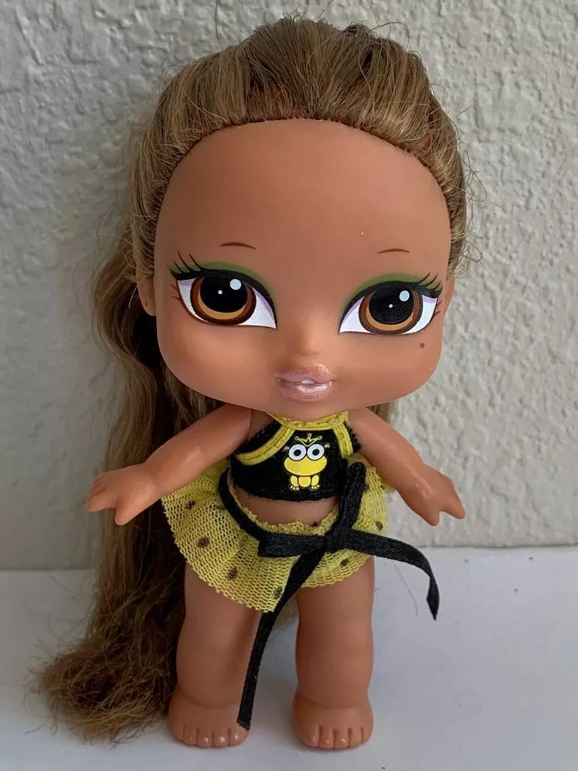 Bratz Babyz Girlz Hair Flair Yasmin Doll Brown Hair & Eyes Original Clothes