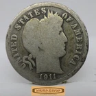 1911 Barber Silver Dime, 90% Silver - #C51454NQ