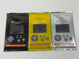 SEGA DREAMCAST TRADING CARD BOOSTER PACK LIMITED RUN GAMES IN HAND NEW SEALED