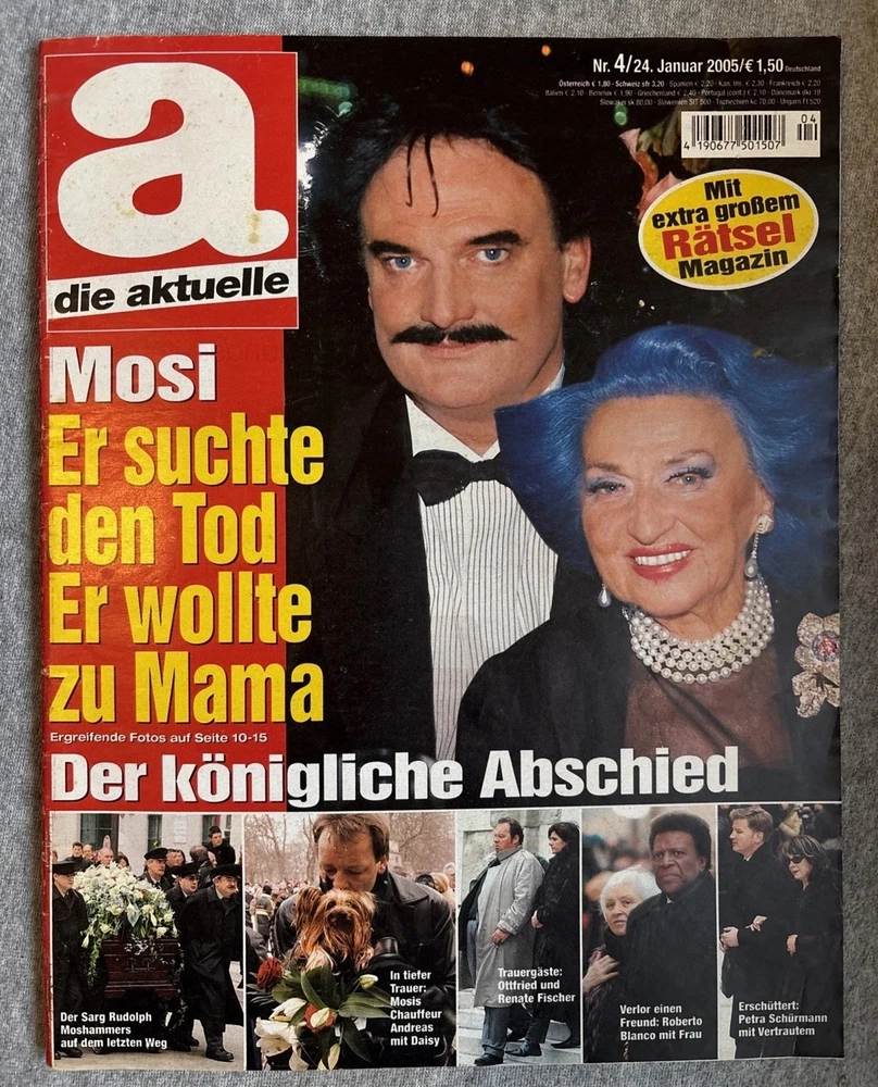Die aktuelle 24. Januar 2005, Rudolph Moshammer, Der königliche Abschied