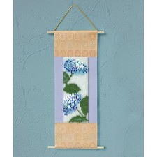 Bead Mini Hanging Scroll Kit - Japanese Seasons Hydrangea BHD-100