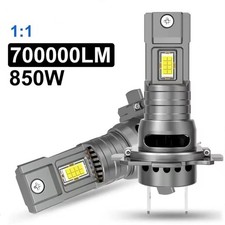 2 AMPOULES H7 LED ULTRA PUISSANTE VENTILE 850W 70000LM 6000K FEU PHARE VOITURE