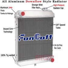 4 Row Aluminum Radiator For 1960-1966 65 Chevy C/K C10 C20 K30 Truck Suburban