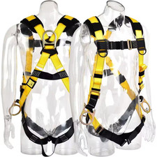 Universal Full Body Personal Protection Safety Harness 3d-ring 5-point Adjustmen