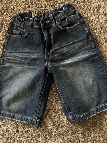Bailey's PT Denim Jean Shorts Size 8 Boys Distressed Adjustable Waist New - Picture 2 of 2
