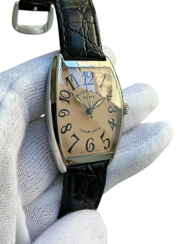 FRANCK MULLER CASABLANCA 2852 ESFERA ROSA SALMÓN ACERO INOXIDABLE Foto 2 de 4