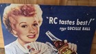 “I Love Lucy” RC Cola Blue Tin Sign 16 X 10.5 Desperate Enterprises Metal Advert — photo 3
