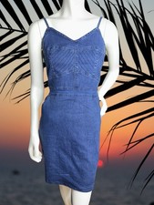 Windsor Blue Denim Bodycon Mini Dress Size Medium