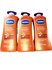 Vaseline Intensive Care Body Lotion Cocoa Butter Radiant 20.3 oz 3 
