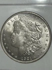 1921-D Morgan Silver Dollar, NGC MS64, Tough In This Grade, Free Shipping