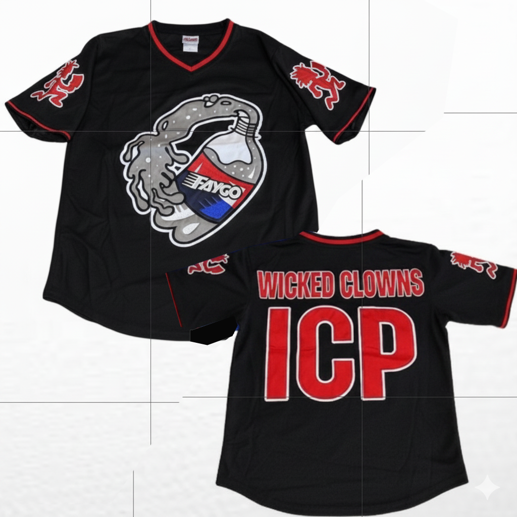 Reprint Insane Clown Posse Man ICP V-Neck Jersey S-5XL HG9700 | eBay