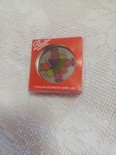 Vintage Ball Dome Lids 1 Pack of 12 Regular Decorative Dome Lids NIB Made in USA