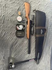 benjamin Discovery 22 cal PCP air rifle /bnm Multi Shot Breech & Scope