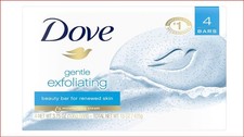 2x4 DOVE Gentle Exfoliating Beauty Cream Bar Twin Pack 90g(8 soap bars)